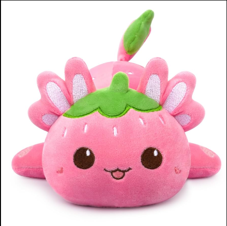 Kawaii Axolotl Plushie with Heart Gills – Soft & Adorable