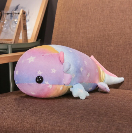 Kawaii Axolotl Plushie with Heart Gills – Soft & Adorable